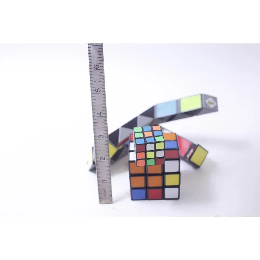 Rubik, Cube, Snake, Twisty Puzzles, Combination, Activity, Lot Vintage,